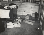 Inside 06. Overturned Desk Drawers in Den by Cleveland / Bay Village Police Department