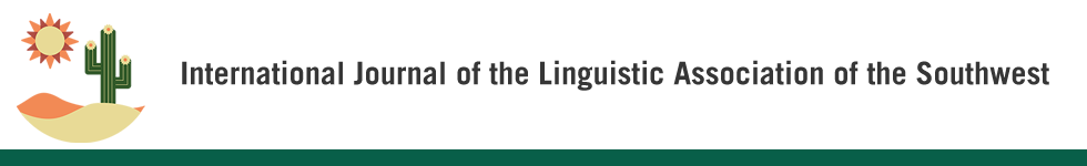 International Journal of the Linguistic Association of the Southwest