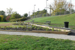 Hillside Community Park, Re-imagining Cleveland 3, End of Season by Helen Liggett