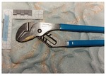 Model 30. Blow #5: channel lock pliers, blue handle only shown by Cuyahoga County Prosecutor's Office and Cuyahoga County Coroner's Office