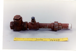 Weapon 03. Pipe section with simulated blood by Cuyahoga County Prosecutor's Office and Cuyahoga County Coroner's Office