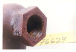 Weapon 08. Pipe end closeup (hexagon) with case no 76629 by Cuyahoga County Prosecutor's Office and Cuyahoga County Coroner's Office