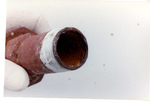 Weapon 11. Pipe end closeup (round) by Cuyahoga County Prosecutor's Office and Cuyahoga County Coroner's Office