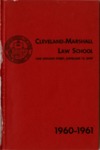 1960-1961 Cleveland-Marshall Law School by Cleveland-Marshall Law School