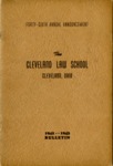 1942-1943 Cleveland Law School