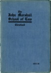 1931-1932 John Marshall School of Law