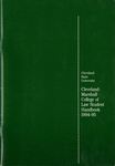 1994-95 Cleveland-Marshall College of Law Student Handbook by Cleveland-Marshall College of Law