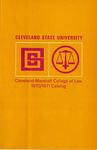 1970-1971 Cleveland-Marshall College of Law by Cleveland-Marshall College of Law