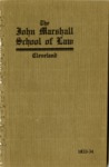 1933-1934 John Marshall School of Law