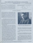 The Darius Milhaud Society Newsletter, Vol. 9, Spring/Summer/Fall 1993 by Darius Milhaud Society