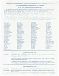 The Darius Milhaud Society Centennial Celebration Performance Calendar, 1993 - 1994