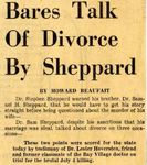 54/11/22 Bares Talk of Divorce by Sheppard