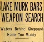 54/08/30 Lake murk bars weapon search by Cleveland Plain Dealer