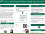 Resiliency Program Implementation on Children with Chronic Pain and Caregivers by Madison Palmer