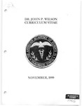 Plaintiff's Exhibit 0178G: John Wilson Curriculum Vitae by John Wilson