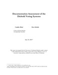 Documentation Assessment of the Diebold Voting System