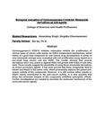 Biological Evaluation of Cyclooxygenase-2 Inhibitor Nimesulide Derivatives as Anti-agents by Amandeep Singh and Snigdha Chennamaneni
