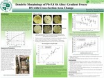Dendrite Morphology of Pb-5.8 Sb Alloy: Gradient Freeze DS with Cross-Section Area Change